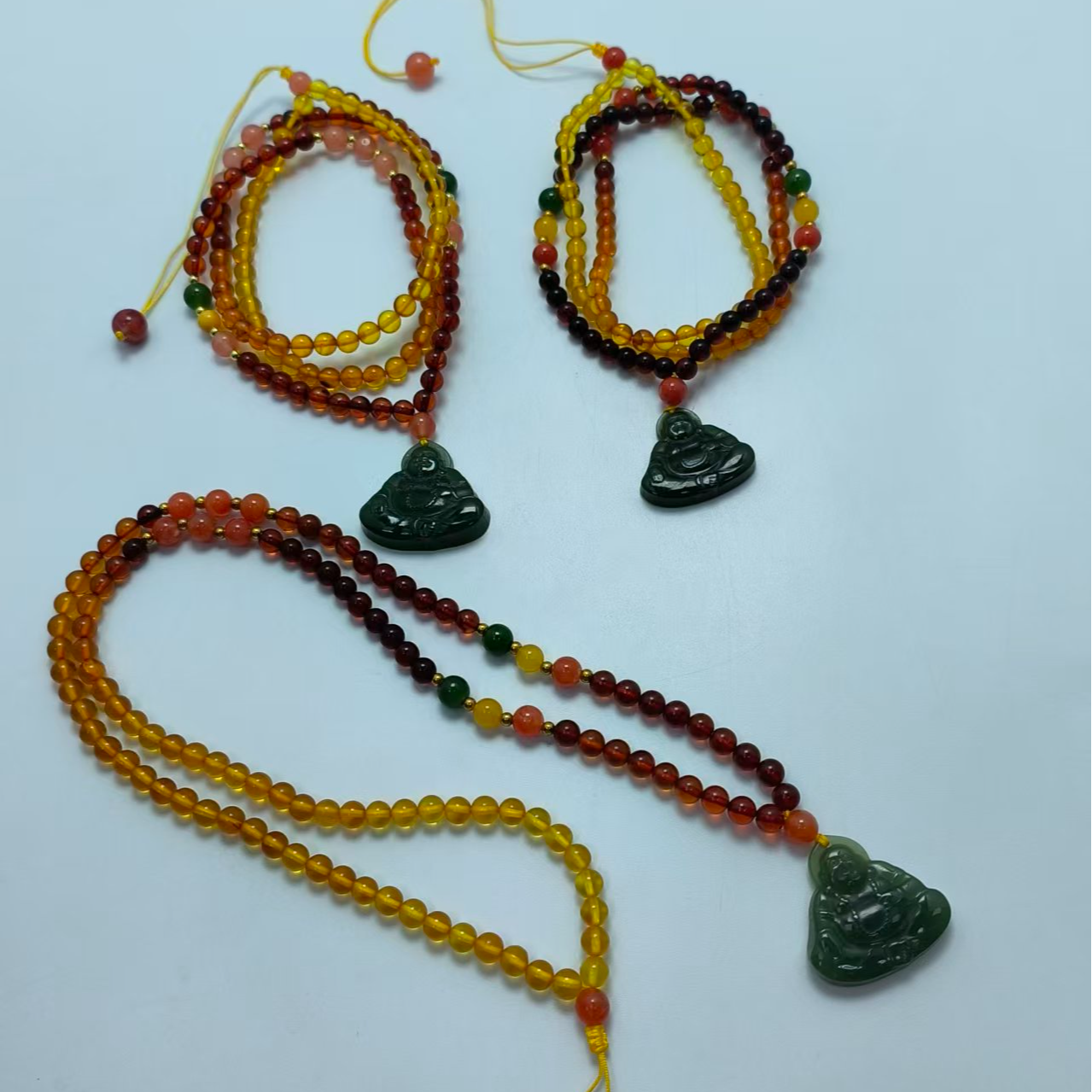 B6707 彩虹链+和田佛公项链 多样性发货其一 气质 | 时尚 | 百搭 