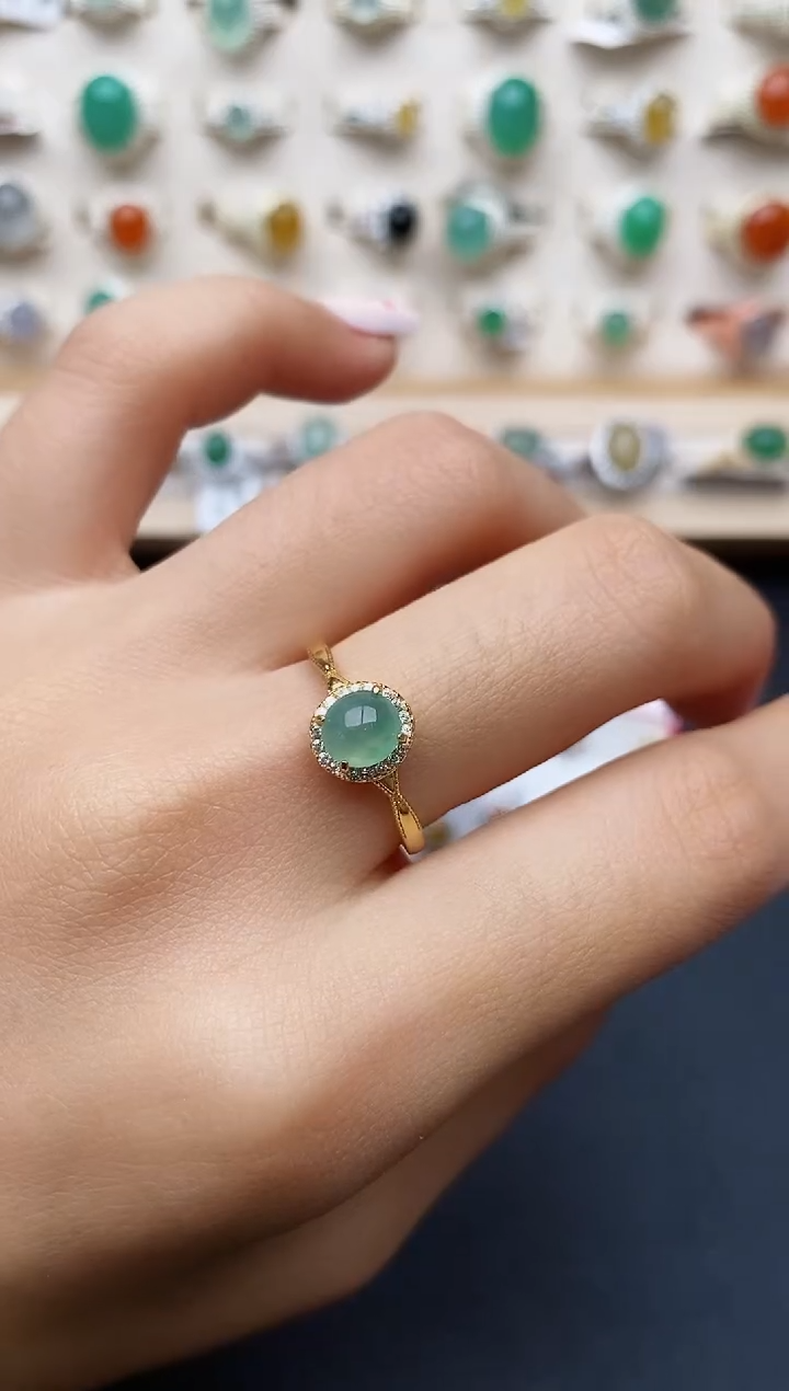 【闪购商品】翡翠戒指未镶嵌缅甸翡翠