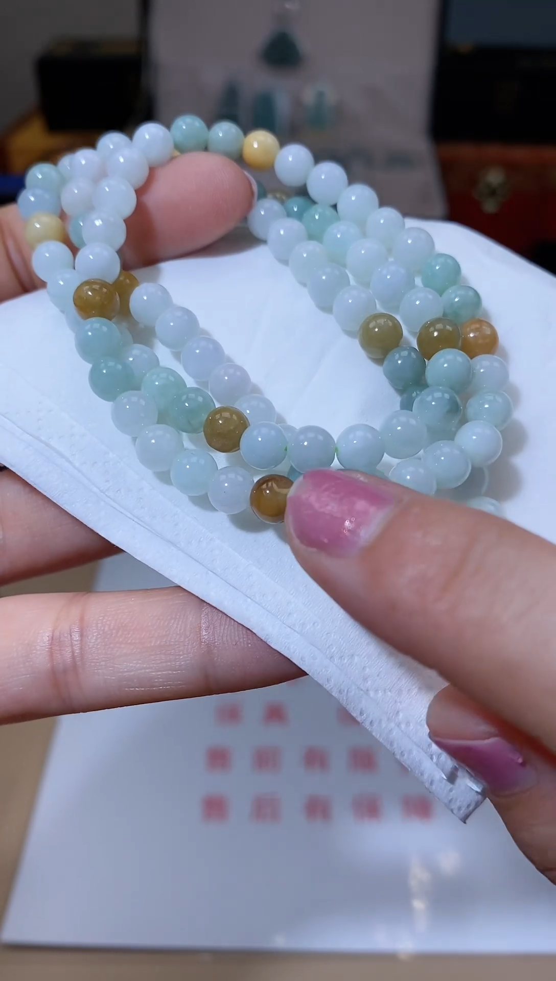 【闪购商品】翡翠手串未镶嵌天然A货翡翠（多样性发一）