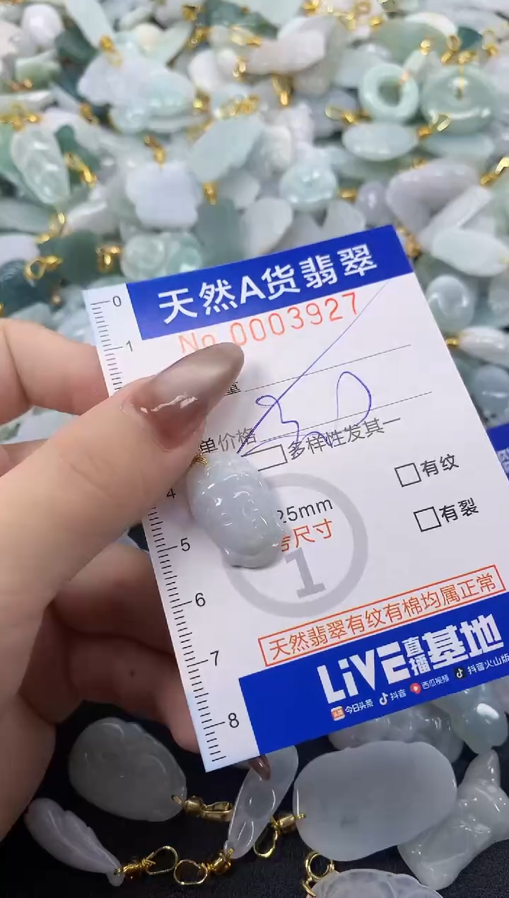 翡翠未镶嵌颈饰天然A货翡翠