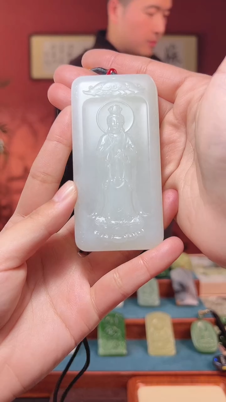 吊坠(不含链)未镶嵌和田玉阿**佛8