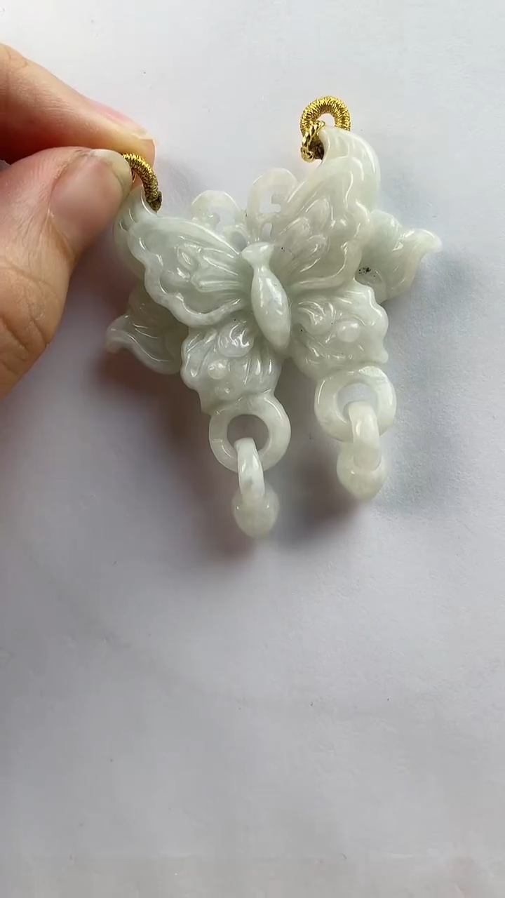 【闪购商品】翡翠颈饰未镶嵌2005(赠链)部分宝贝微瑕主播介绍为准