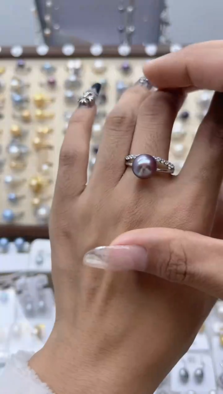 【闪购商品】淡水珍珠戒指合金30
