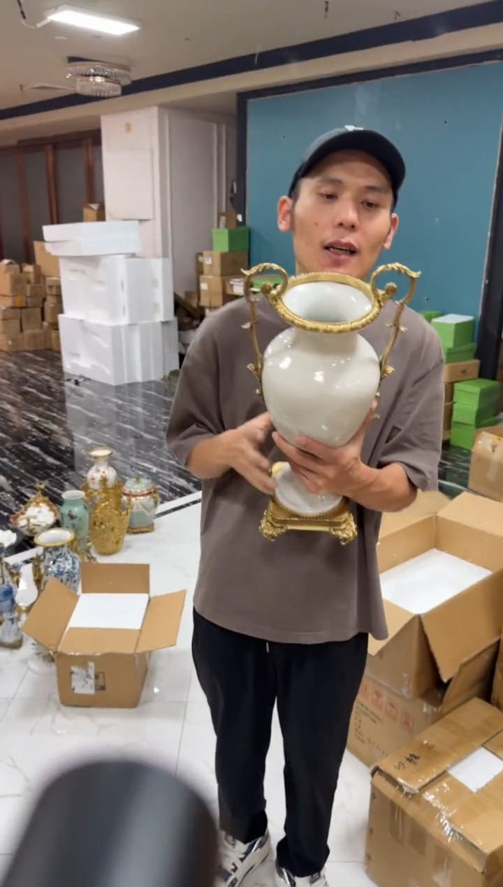 黄铜黛姿家居装饰品摆件 