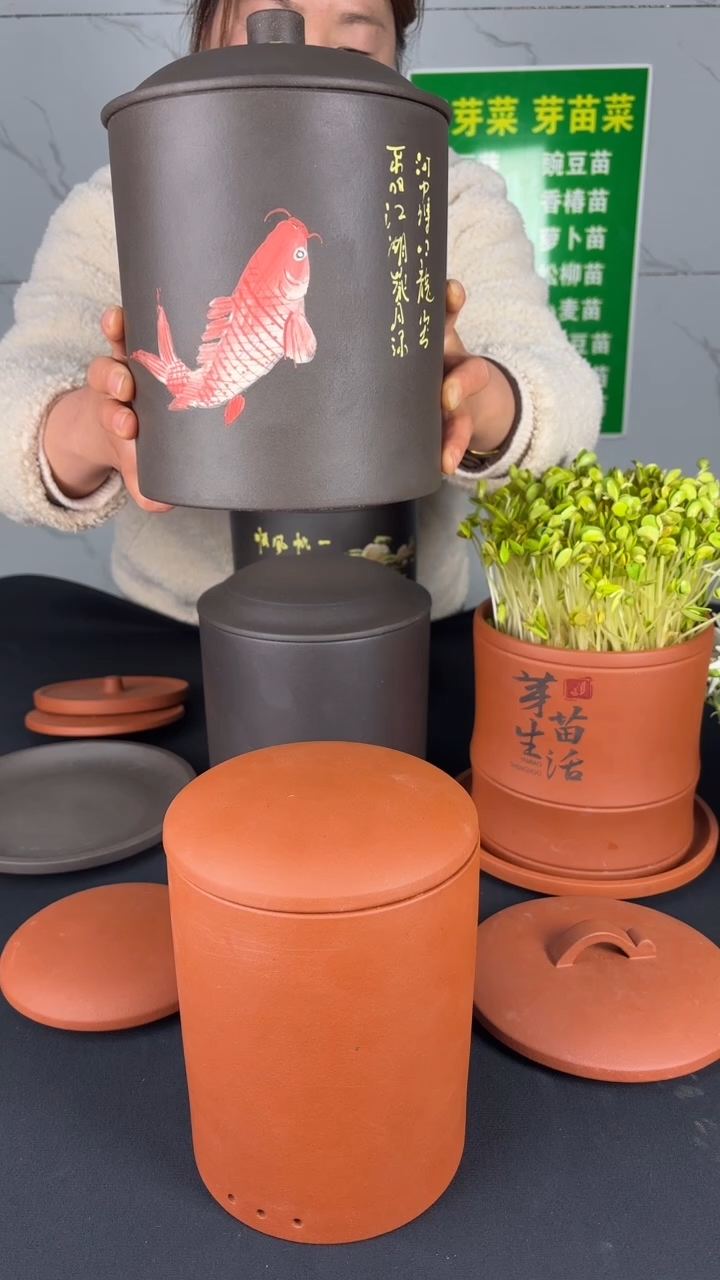 【闪购商品】紫砂中式年年有余