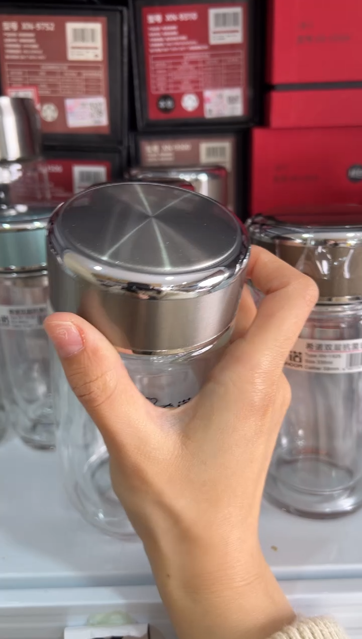 【闪购商品】双层抗菌鹅蛋335ml高档茶杯