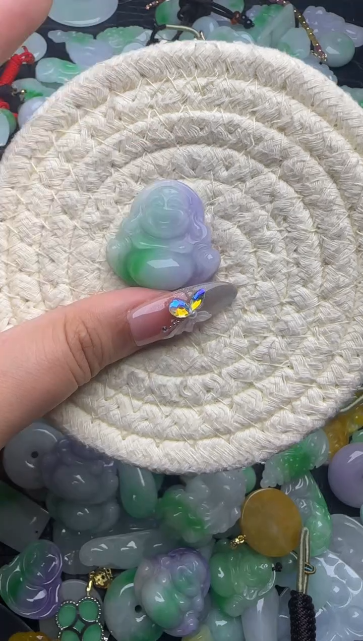 翡翠未镶嵌颈饰天然缅甸翡翠吊坠