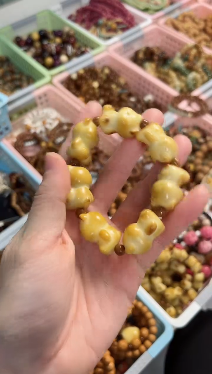 【闪购商品】菩提根/象牙果手串象牙果小熊手串