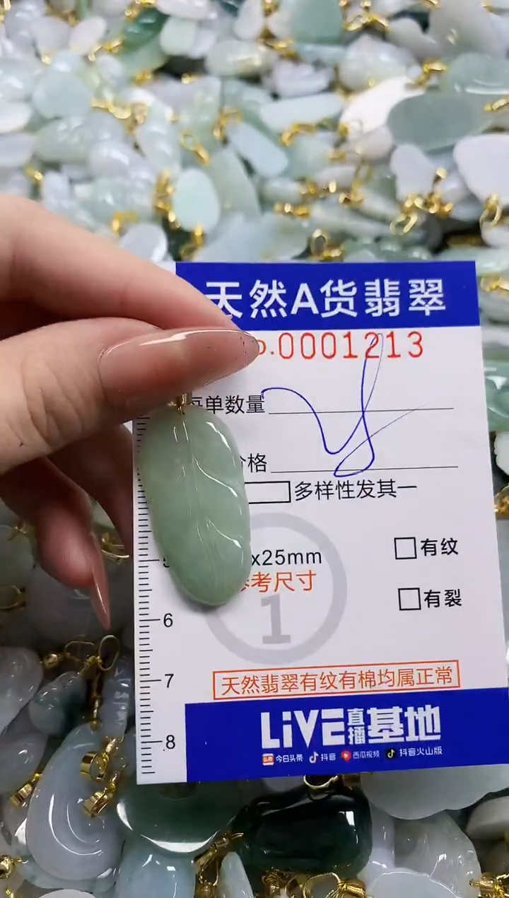 颈饰未镶嵌翡翠天然A货翡翠