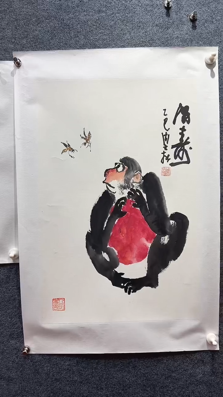 国画周大拙/国画/花鸟