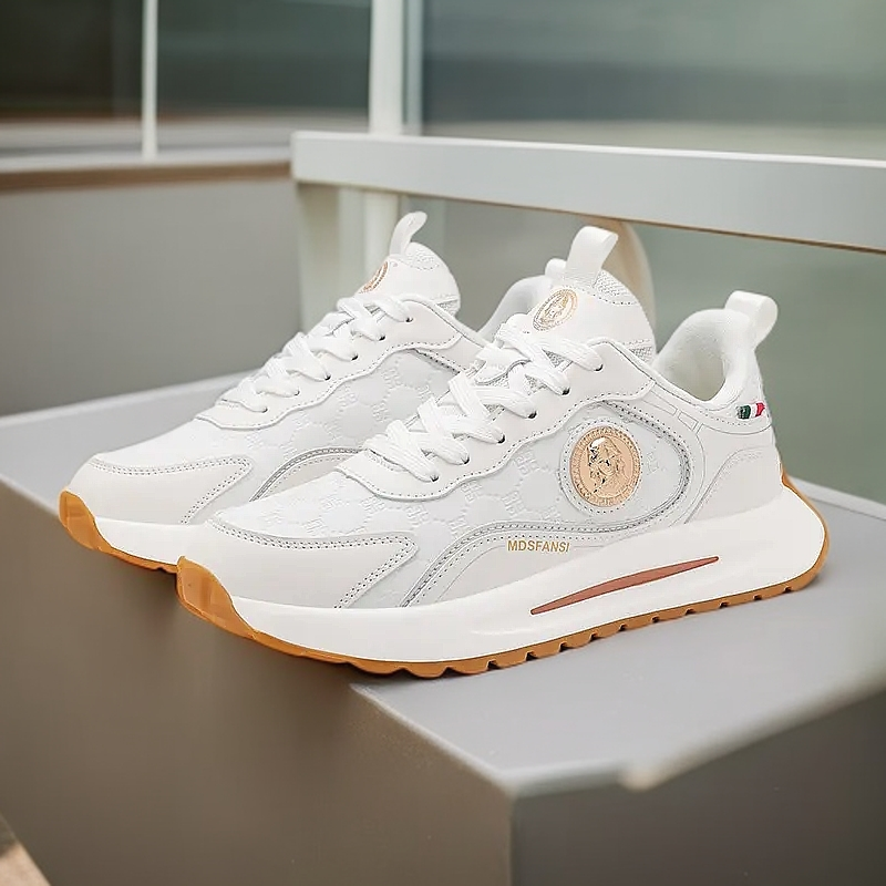 MEIDOSHAFANSI美杜沙梵斯轻奢情侣时尚百搭潮情侣时尚圆头休闲鞋