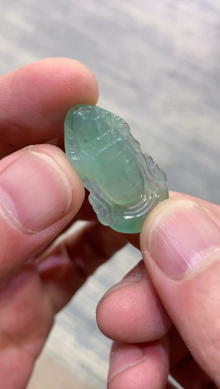 颈饰未镶嵌翡翠天然A货翡翠