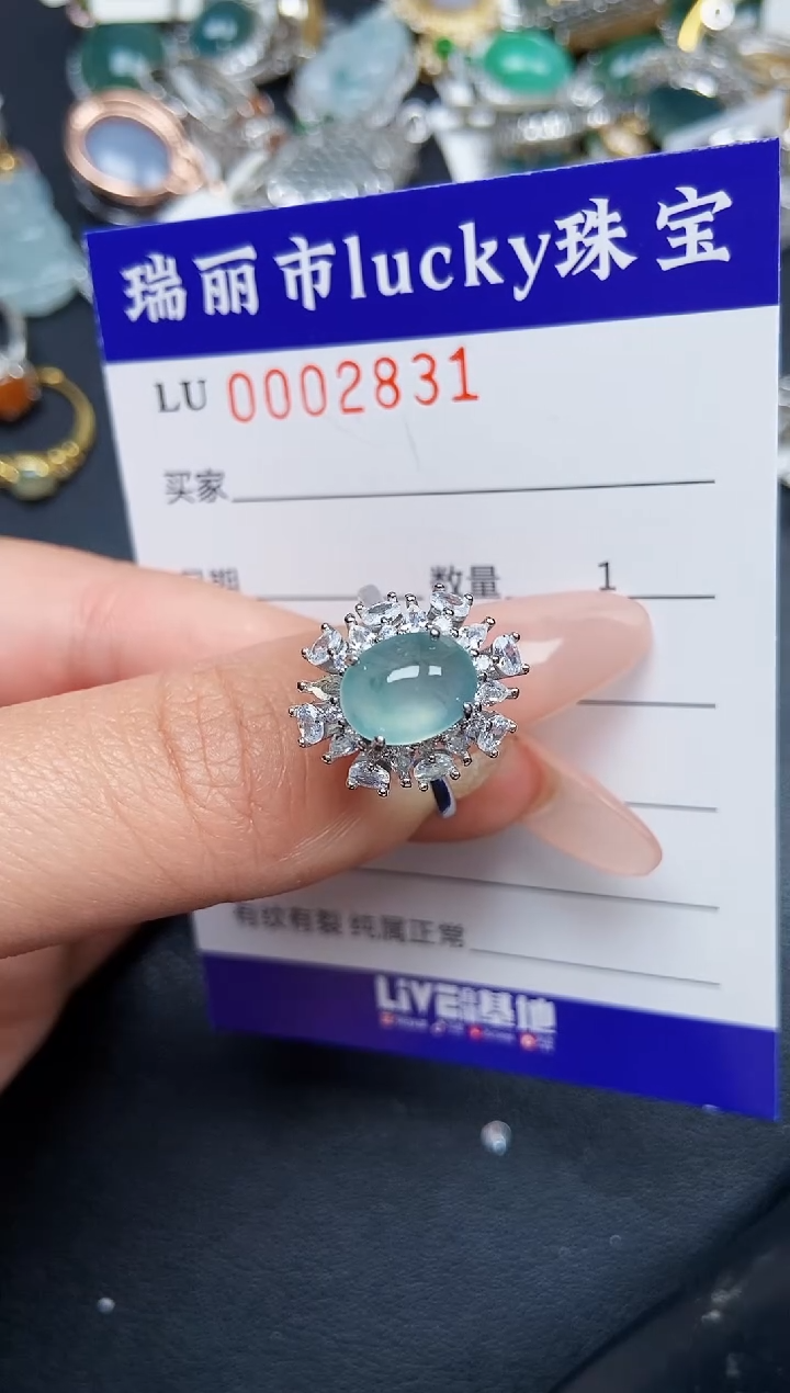 【闪购商品】翡翠颈饰银S925镶嵌2831