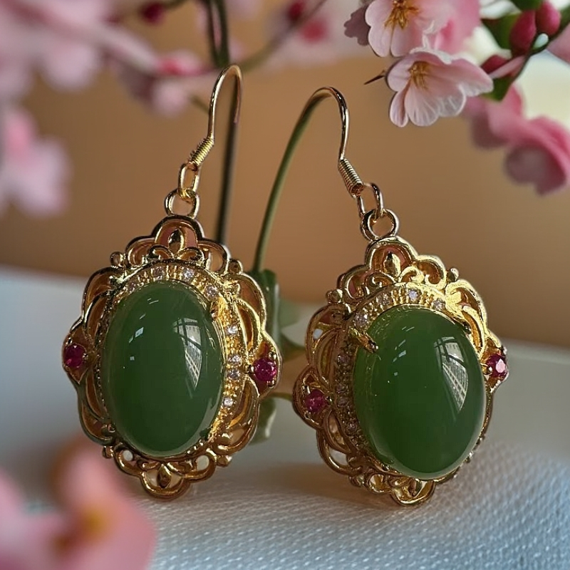 精美珠宝耳钩吊坠-rl15741