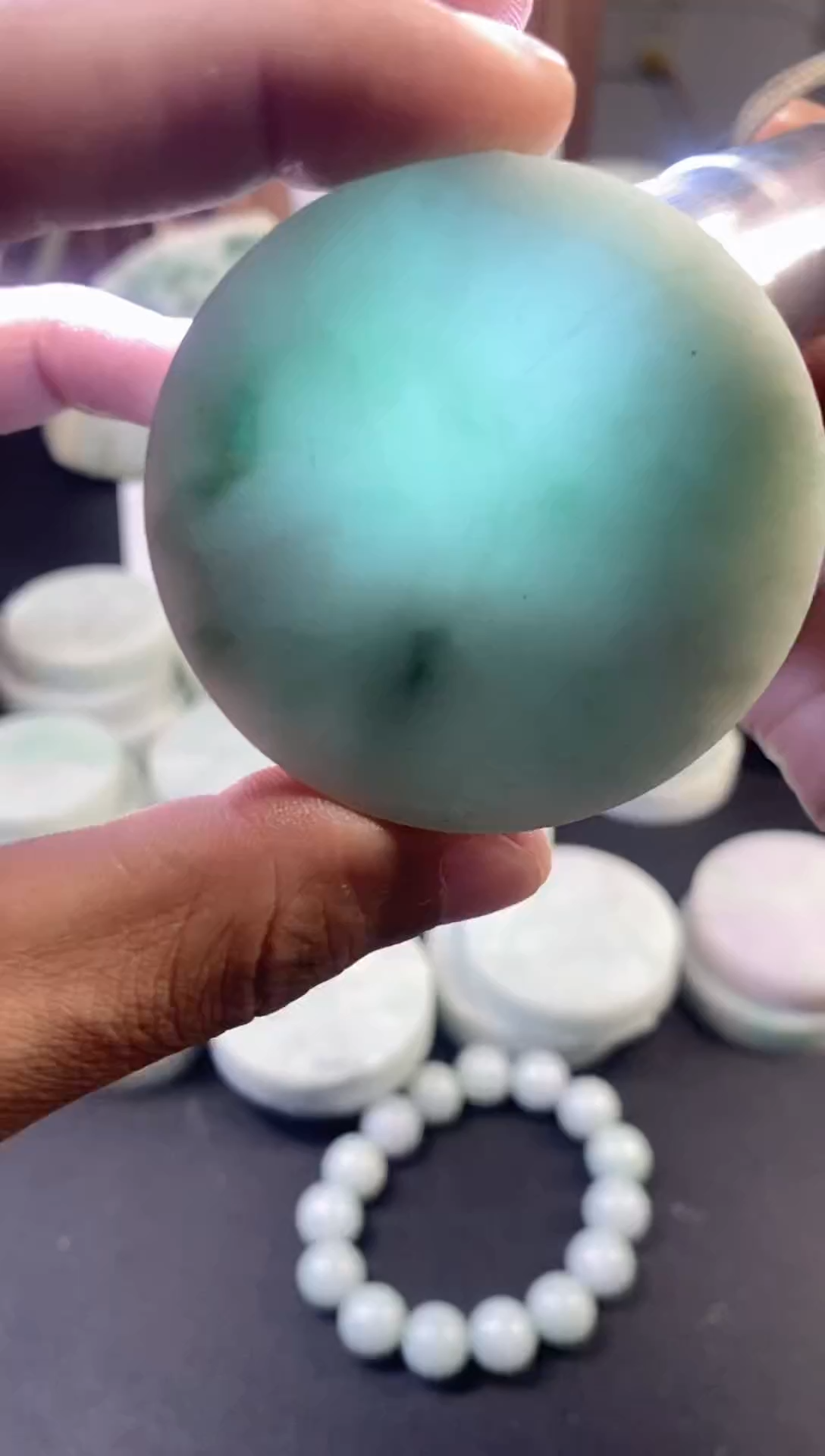 裸石翡翠练手料A货天然翡翠