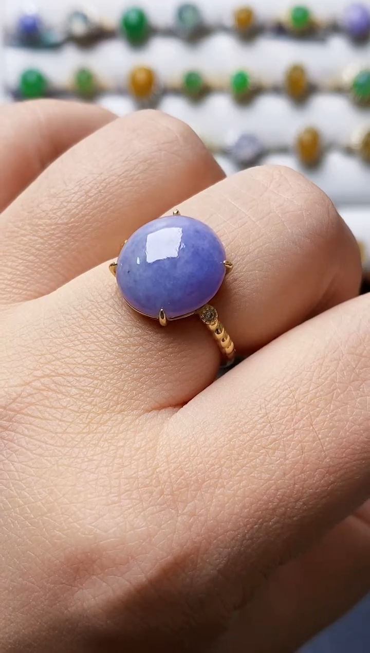 银S925镶嵌戒指翡翠1176