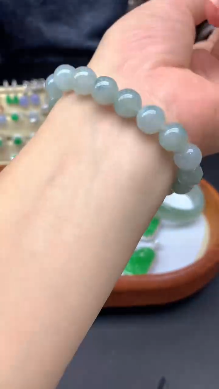 【闪购商品】翡翠手串未镶嵌128-天然翡翠