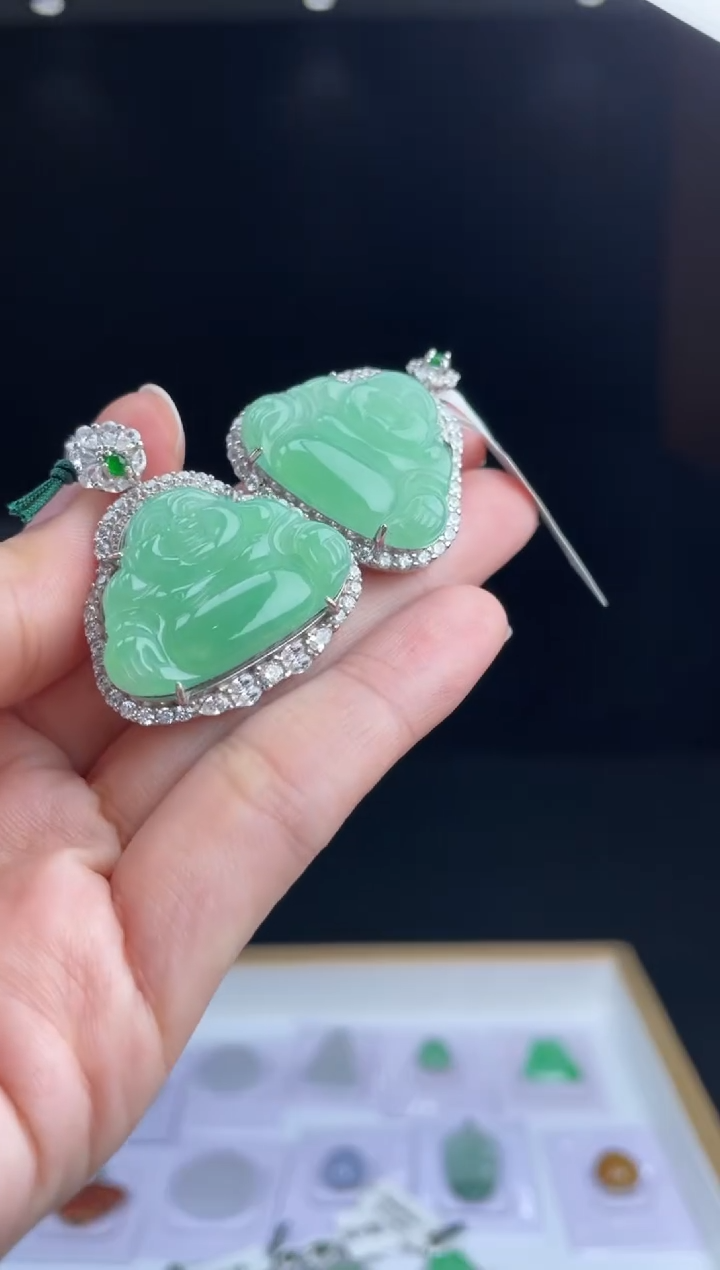 【闪购商品】定制翡翠银S925镶嵌-19HDJT0127378多样性发其一