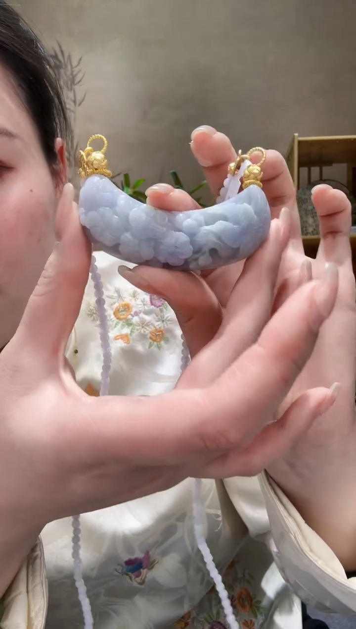 【闪购商品】翡翠耳饰未镶嵌吊坠
