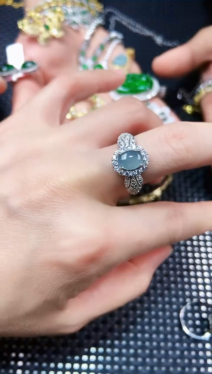 【闪购商品】翡翠戒指未镶嵌11111111