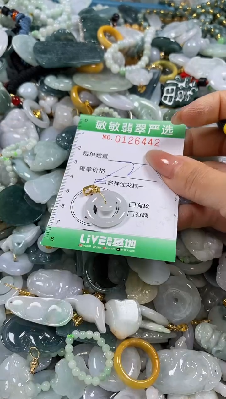 【闪购商品】翡翠颈饰未镶嵌闪购0126442多样性发其一