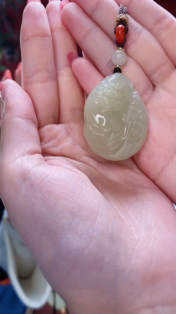 【闪购商品】和田玉挂件未镶嵌钟馗吊坠