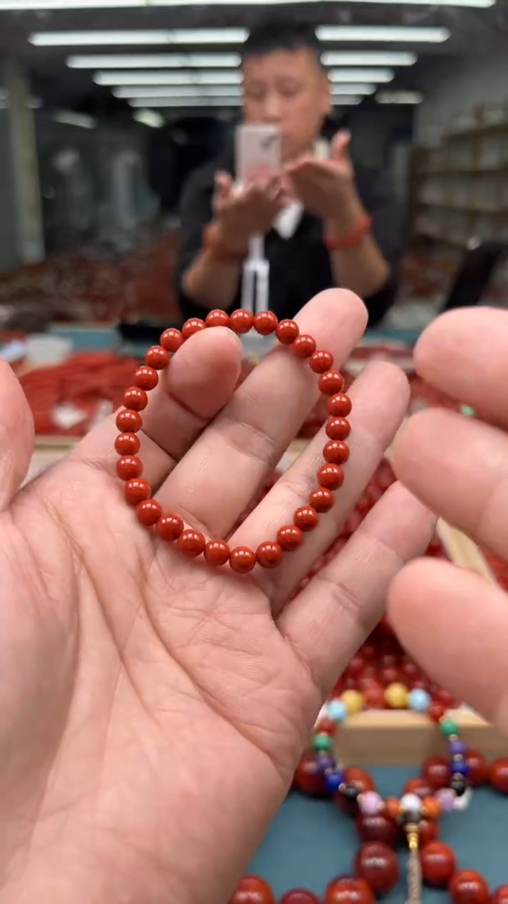 【闪购商品】南红玛瑙手串未镶嵌川料手串6mm