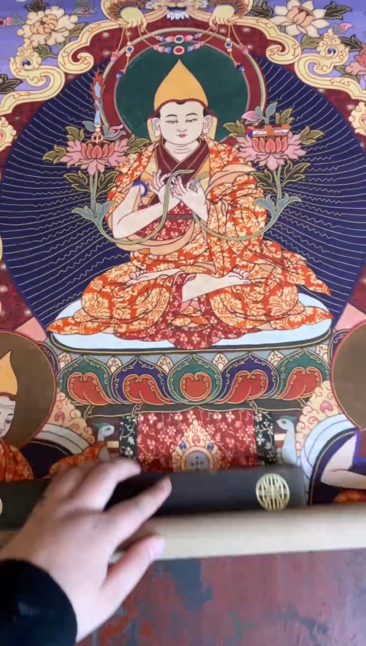 卷轴画手绘唐卡086