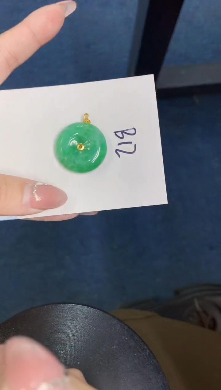 【闪购商品】翡翠颈饰18K金镶嵌000000000