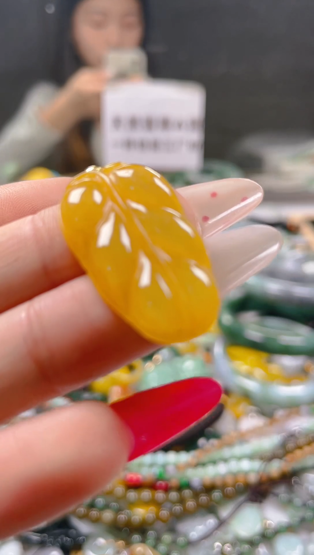 【闪购商品】翡翠颈饰未镶嵌/M/翡翠A货一图一物