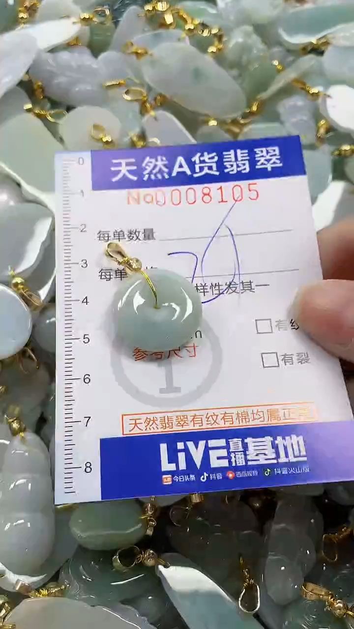 颈饰未镶嵌翡翠天然A货翡翠