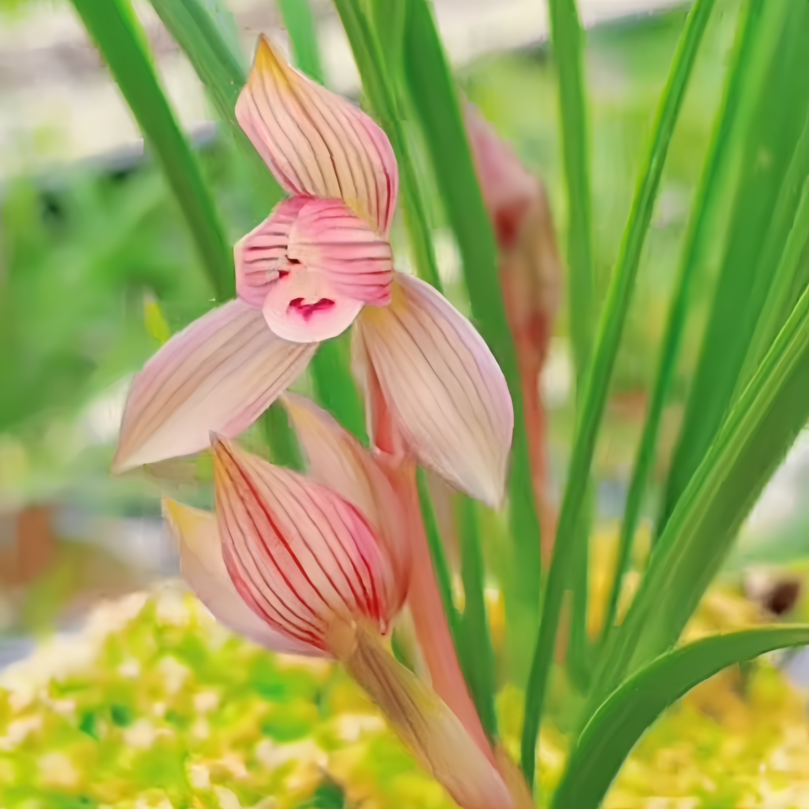 【春兰-云红荷】古道兰艺高山国兰 易养活无温室阳台养兰