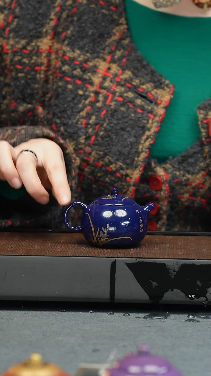 【闪购商品】紫砂茶壶五堂 兰花豆蔻