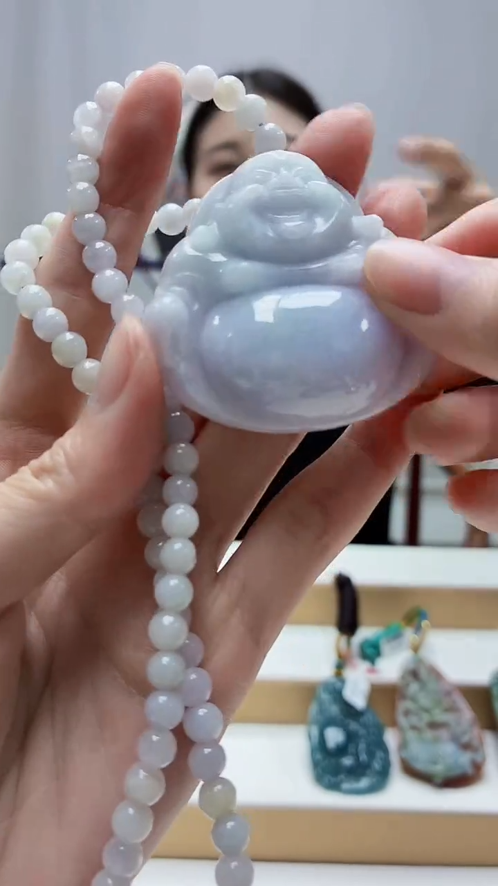 未镶嵌定制翡翠4812zm-毛货赠珠链挂件43