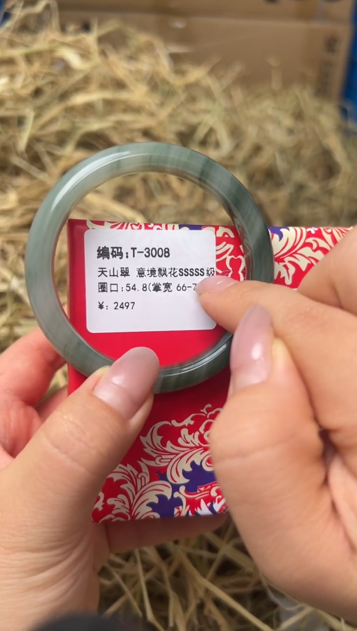 未镶嵌手镯石英质玉T-3008