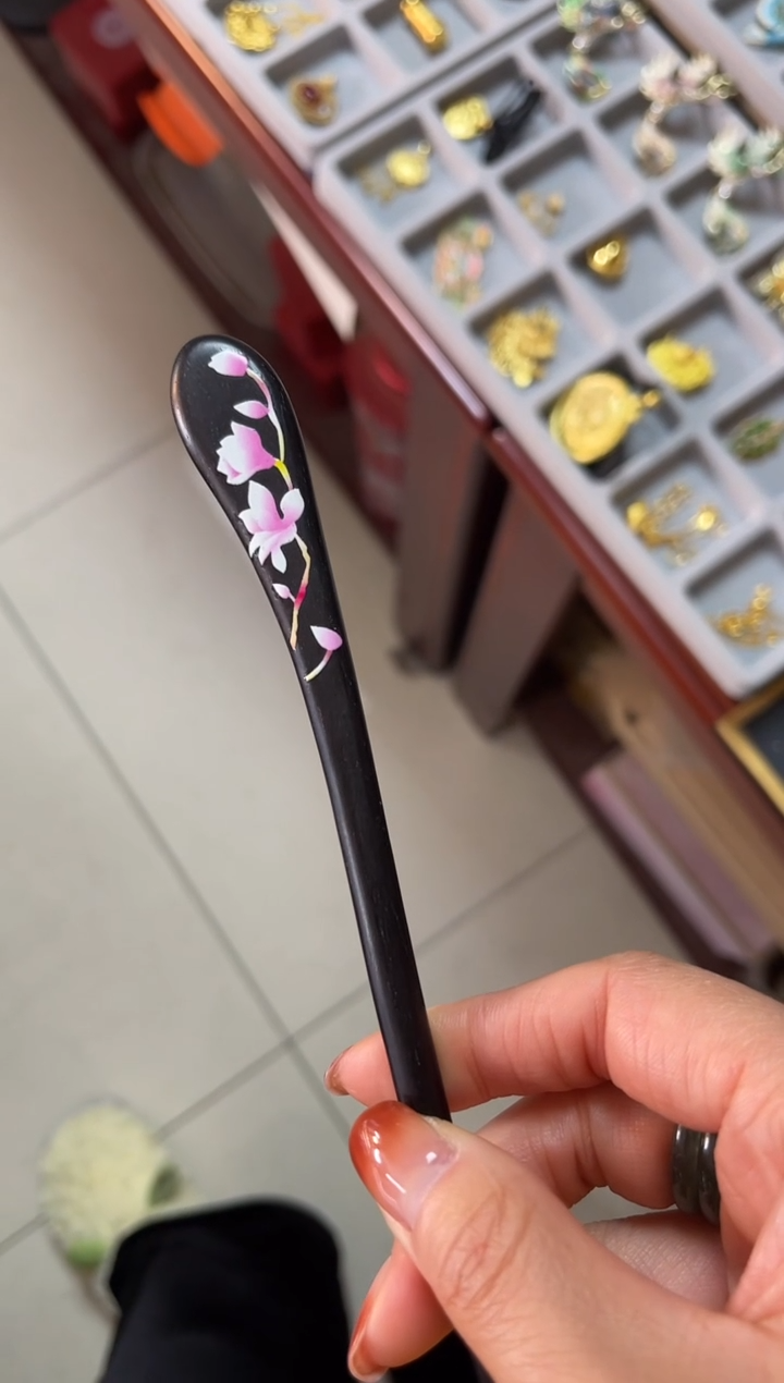 【闪购商品】风车木（黑檀木）其他发簪