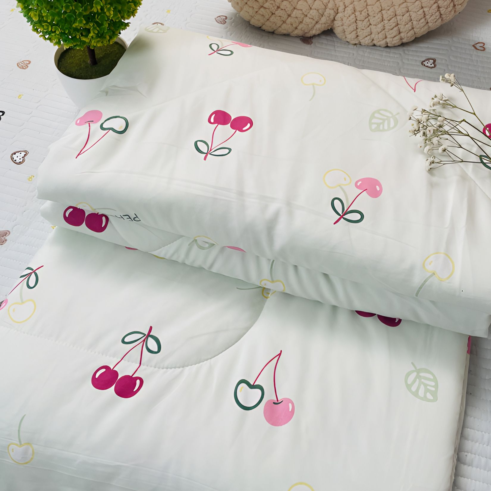 夏季水洗棉印花夏凉被空调被亲肤可机洗学生宿舍单人薄款夏被