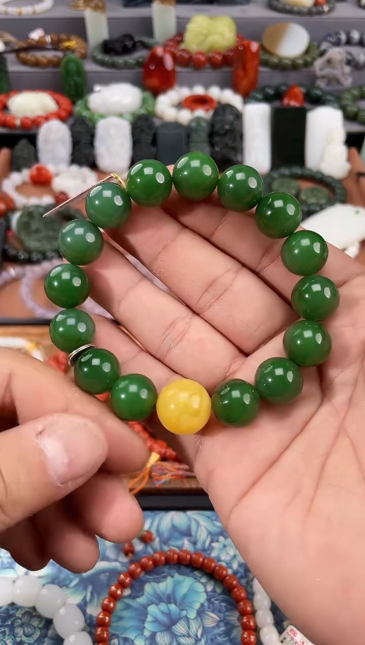 【闪购商品】和田玉手串未镶嵌 多样性发一件THTY126