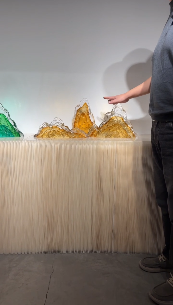 摆件0501062-223金色山一组