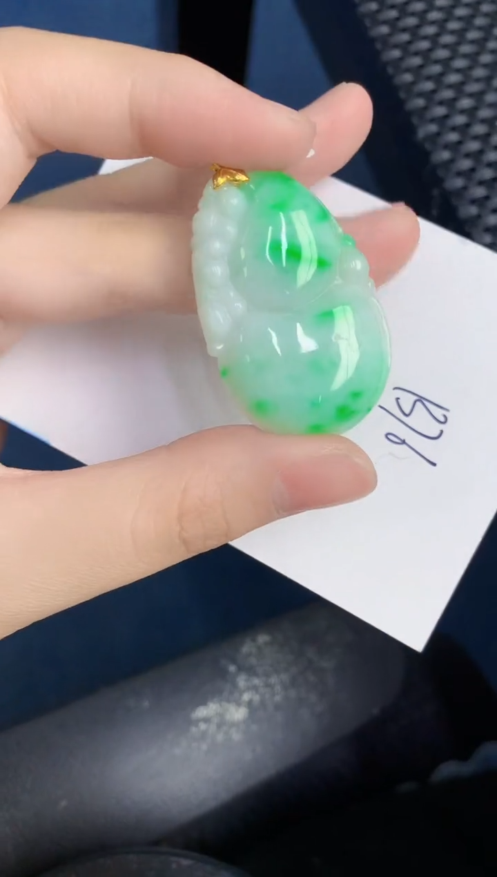 【闪购商品】翡翠颈饰18K金镶嵌000000000