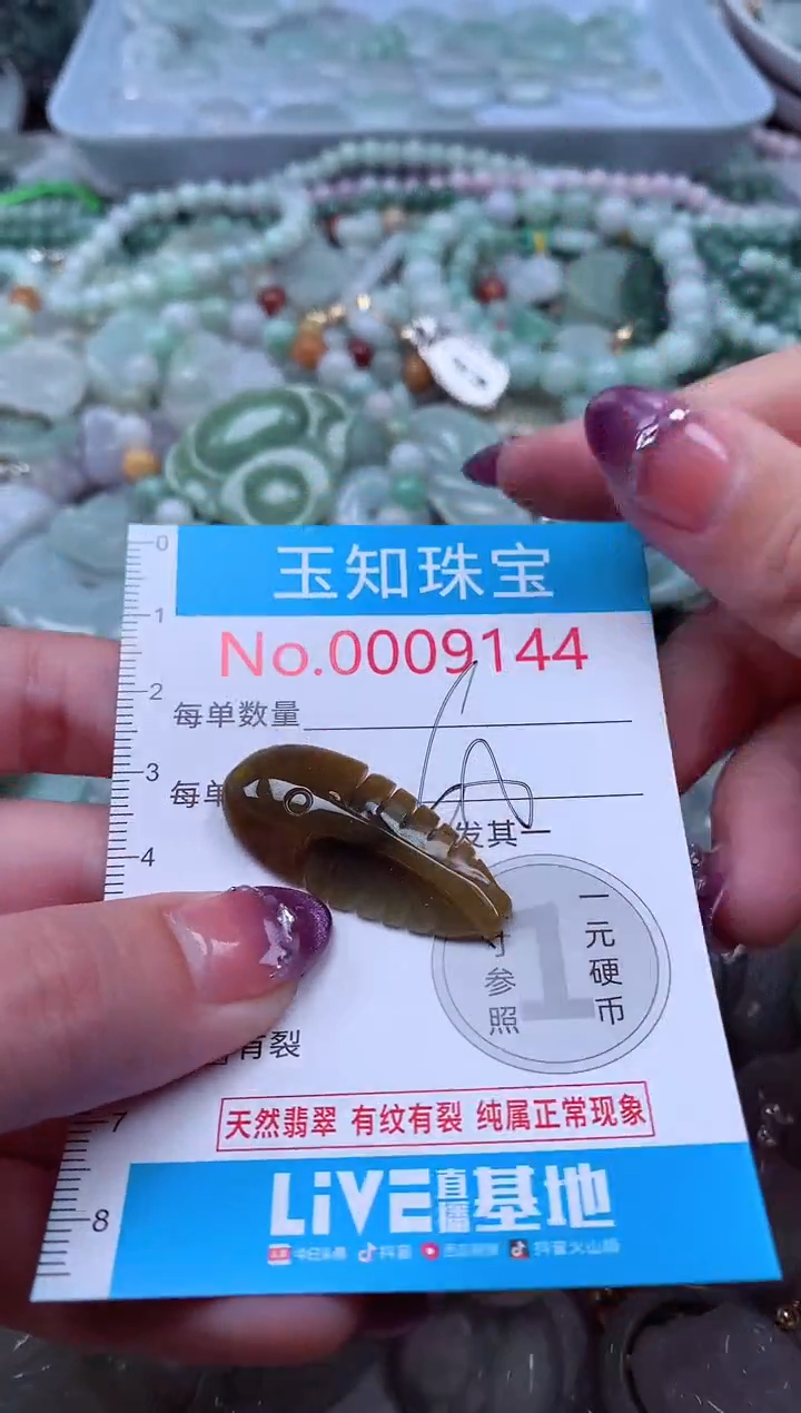 翡翠未镶嵌吊坠(不含链)9144