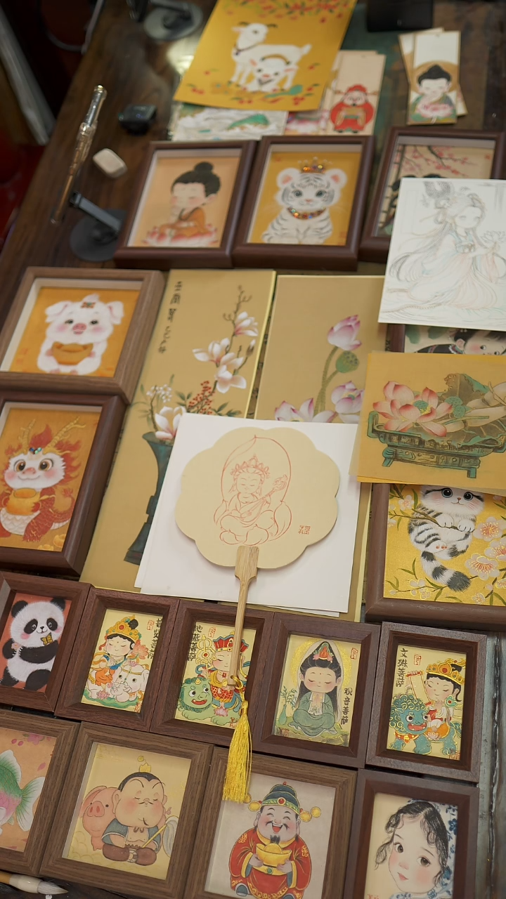 国画方八寸免绷绢荷花11111112