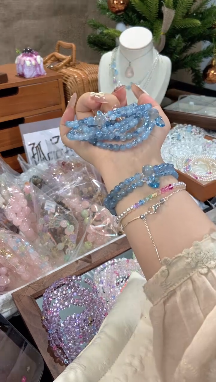 未镶嵌手串水晶孤品捡漏均匀瑕疵介意勿拍