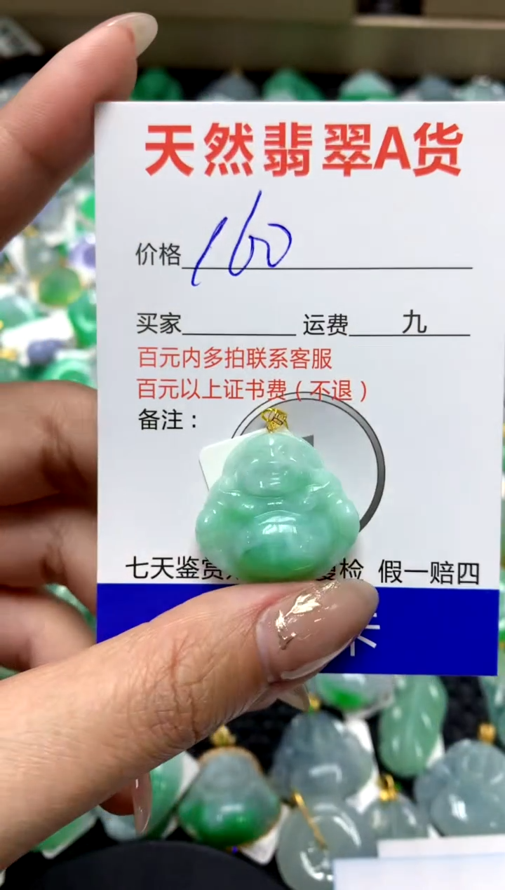 【闪购商品】翡翠颈饰18K金镶嵌111111111