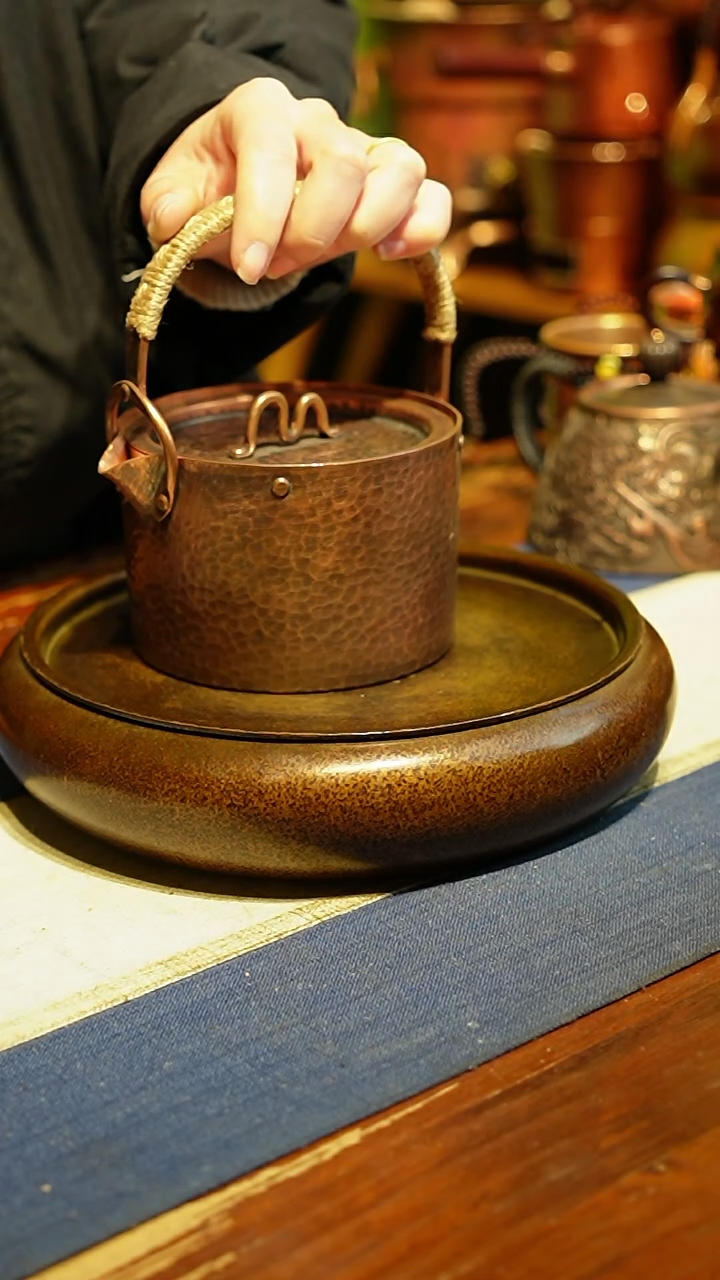 【闪购商品】纯紫铜一桶天下烧水壶