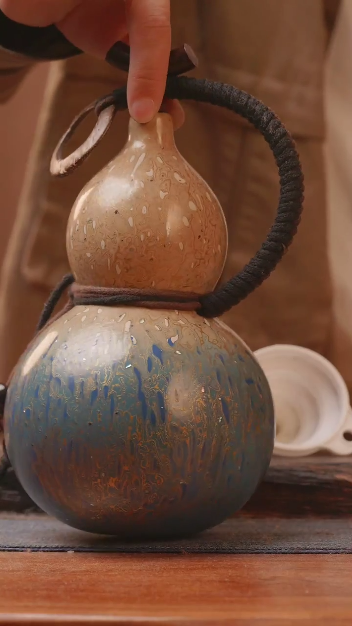 【闪购商品】471号精品大漆葫芦防腐防渗装水茶酒