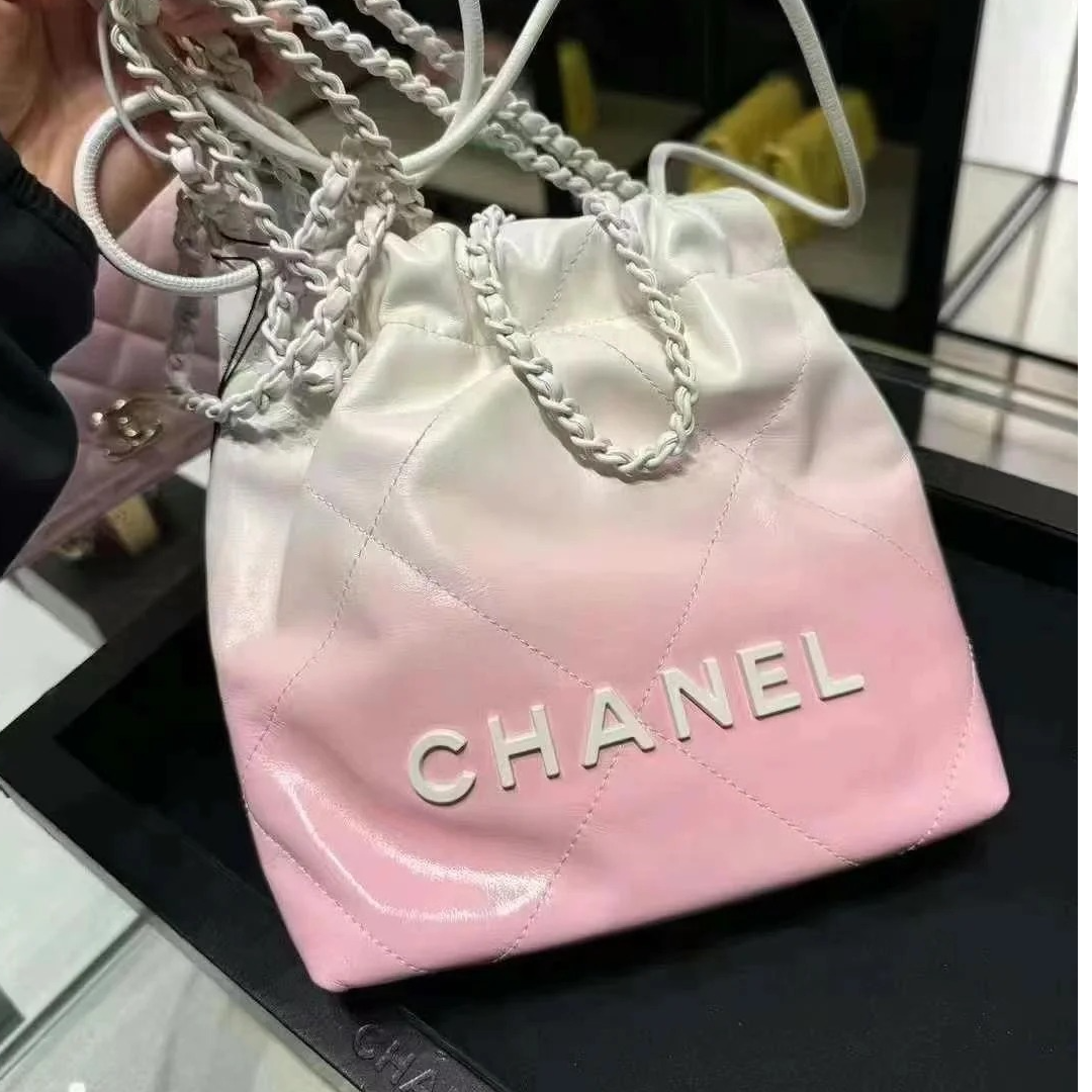 99新 Chanel/香奈儿 小花Jerry活动24C 22Bag 托特包 Mini 芯片