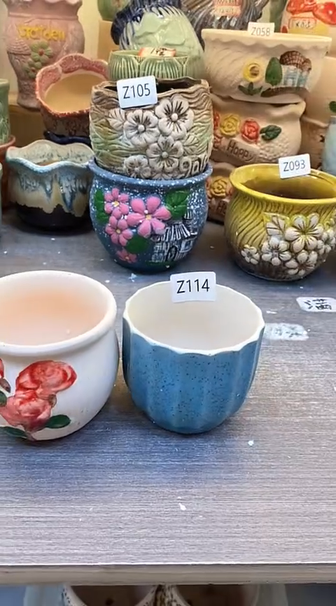 @@陶瓷多肉花盆Z114