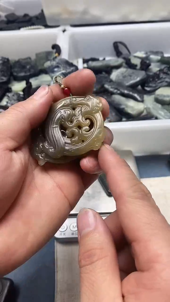 吊坠(不含链)未镶嵌和田玉1