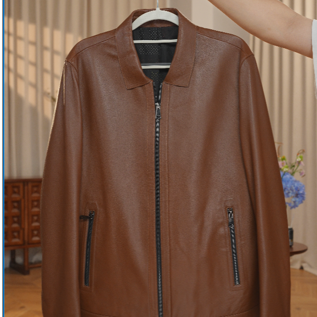 [大牛专属]反领经典款绵羊皮外套